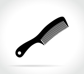 comb icon on white background