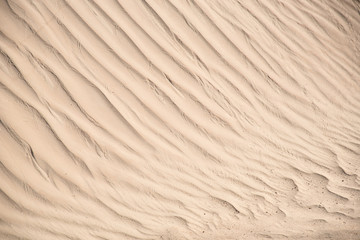 Fototapeta na wymiar Sand dunes at sunset in the Sahara Desert, Tunisia.