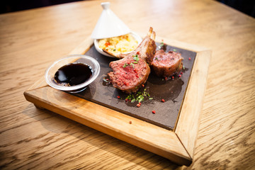 Rack of New Zealand lamb