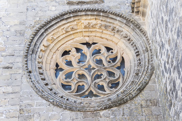 Baeza Cathedral rosette, Jaen, Spain