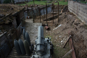 World War one trenches