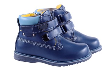 Obraz na płótnie Canvas Blue baby shoes