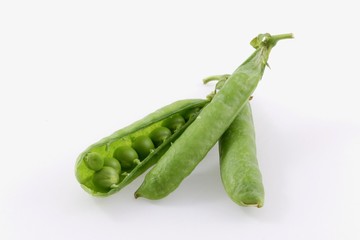 Erbsen und Schoten