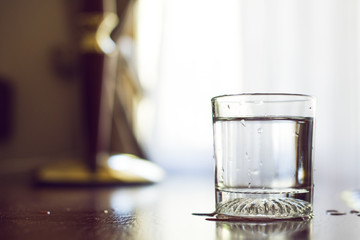 Glass of water