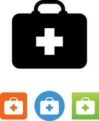 First Aid Kit Icon - Illustration