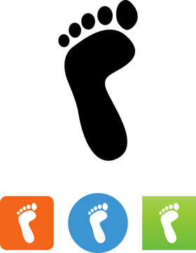 Footprint Icon - Illustration