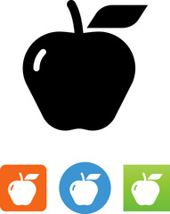 Fresh Apple Icon - Illustration