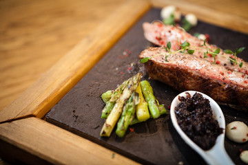 Grilled duck breast