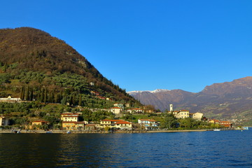 Fototapeta na wymiar Iseo lake, Italy
