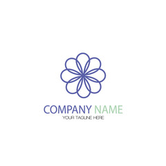 Abstract Flower Business Logo