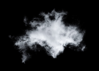 Fototapeta na wymiar clouds on black background