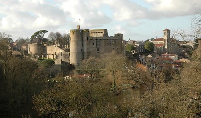 Fototapeta na wymiar Clisson, ville médiévale à l'art italien de Loire-Atlantique