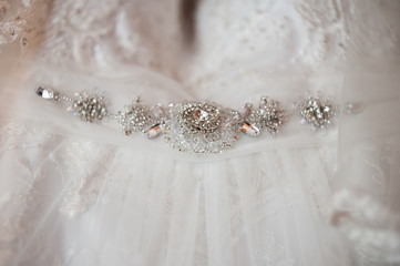 Bride in wedding dress