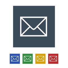 Email icon isolated on white background