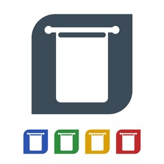 Invitation icon isolated on white background