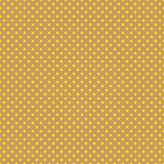 The polka dot pattern. Seamless vector illustration with round circles, dots. Yellow and brown. Vector illustration in retro, vintage style print on fabric, textile, wrapping, Wallpaper, scrap-booking