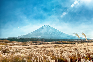 view to Fuji mount in Japan