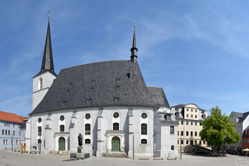 Fototapeta na wymiar Stadtkirche St. Peter und Paul in Weimar