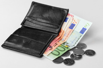Bargeld, Geldbörse