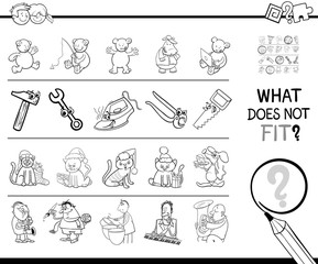 wrong picture in a row coloring game