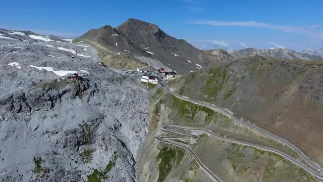 Stelvio Pass - Stelvio National Park - Aerial view