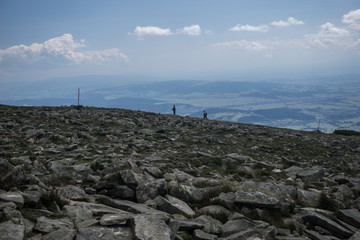 on the top of the rocky mountains