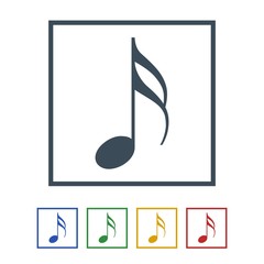 Eighth icon isolated on white background