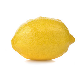 Lemon on white