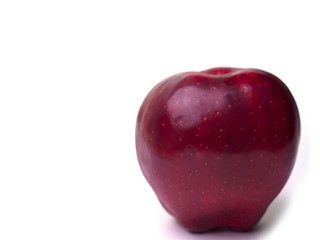 Red apple fruit.