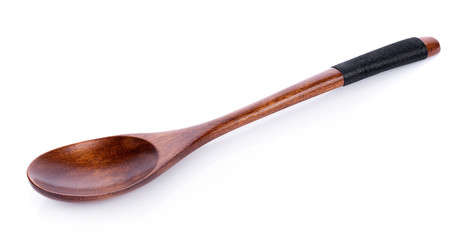 Wooden Spoon isolated on white background