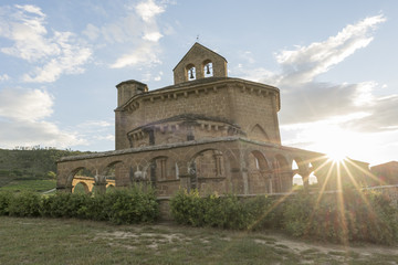 Obraz premium Hermitage of Santa Maria de Eunate in Navarre