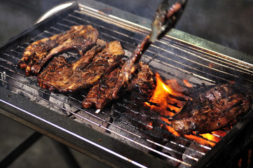 Lamb Chop On Grill