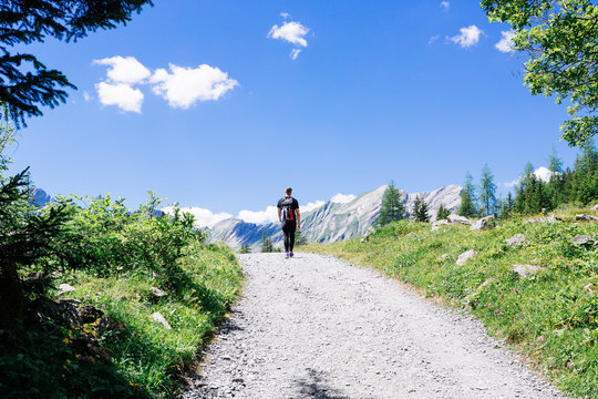 Lone Hiker In Apls