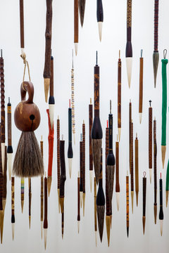 Close-up of penbrush