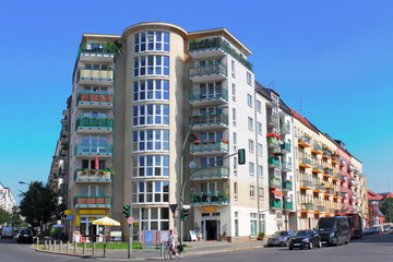 Berlin, Sanierte Häuserzeile