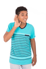 Fototapeta premium Teenage boy smiling