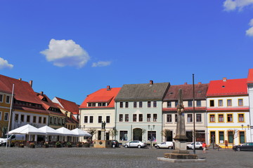 Fototapeta na wymiar Hoyerswerda, Marktplatz
