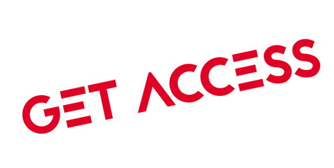 Get Access rubber stamp. Grunge design with dust scratches. Effects can be easily removed for a clean, crisp look. Color is easily changed.