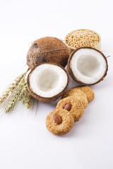 Coconut Biscuits with Fresh Coconut 