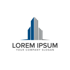 Fototapeta premium Architectural, Construction, Real Estate and Mortgage logo design concept template