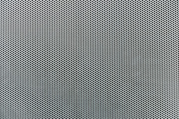 Gray metal background, round perforated metal texture - 165726575
