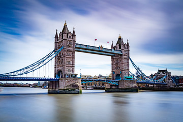 Naklejka premium Tower Bridge - Długa ekspozycja