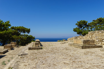 Antike Kameiros Ruinen auf Rhodos - Griechenland