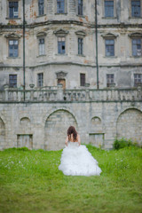 Beautiful bride wedding day