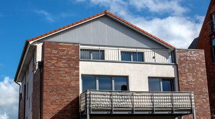  the roof of the house