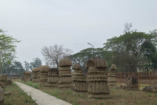 Kachari ruins in Dimapur, Nagaland, India