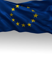 Europe Flag, EU Background, European Union (3D Render)