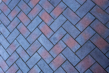 Brickwork background. Brick ornament with a herringbone