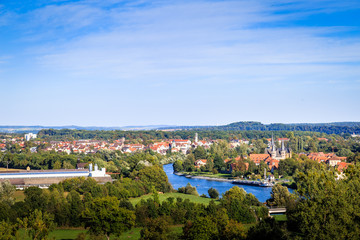Fototapeta na wymiar Schlösser und Burgen am Neckar Weinanbau