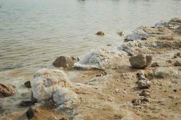 Coastline of Dead Sea